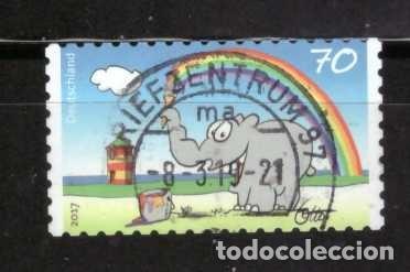 Sellos: SELLO ADHESIVO USADO DE ALEMANIA 2017 YVERT 3180 A Art 4