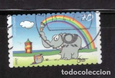 Sellos: SELLO ADHESIVO USADO DE ALEMANIA 2017 YVERT 3180 A Art 5