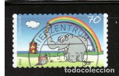 Sellos: SELLO ADHESIVO USADO DE ALEMANIA 2017 YVERT 3180 A Art 6