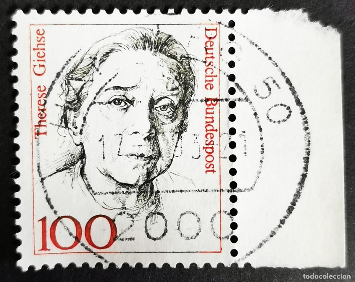 Sellos: Sello Alemania R. Federal 1988, Mujeres alemana: Teresa Giehse (1898-1975), 100 Pf. Michel: DE 1390