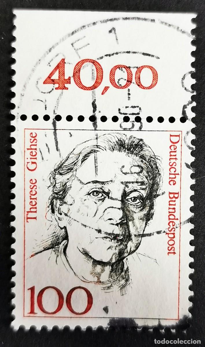 Sellos: Sello Alemania R. Federal 1988, Mujeres alemana: Teresa Giehse (1898-1975), 100 Pf. Michel: DE 1390