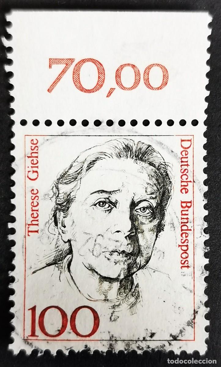 Sellos: Sello Alemania R. Federal 1988, Mujeres alemana: Teresa Giehse (1898-1975), 100 Pf. Michel: DE 1390