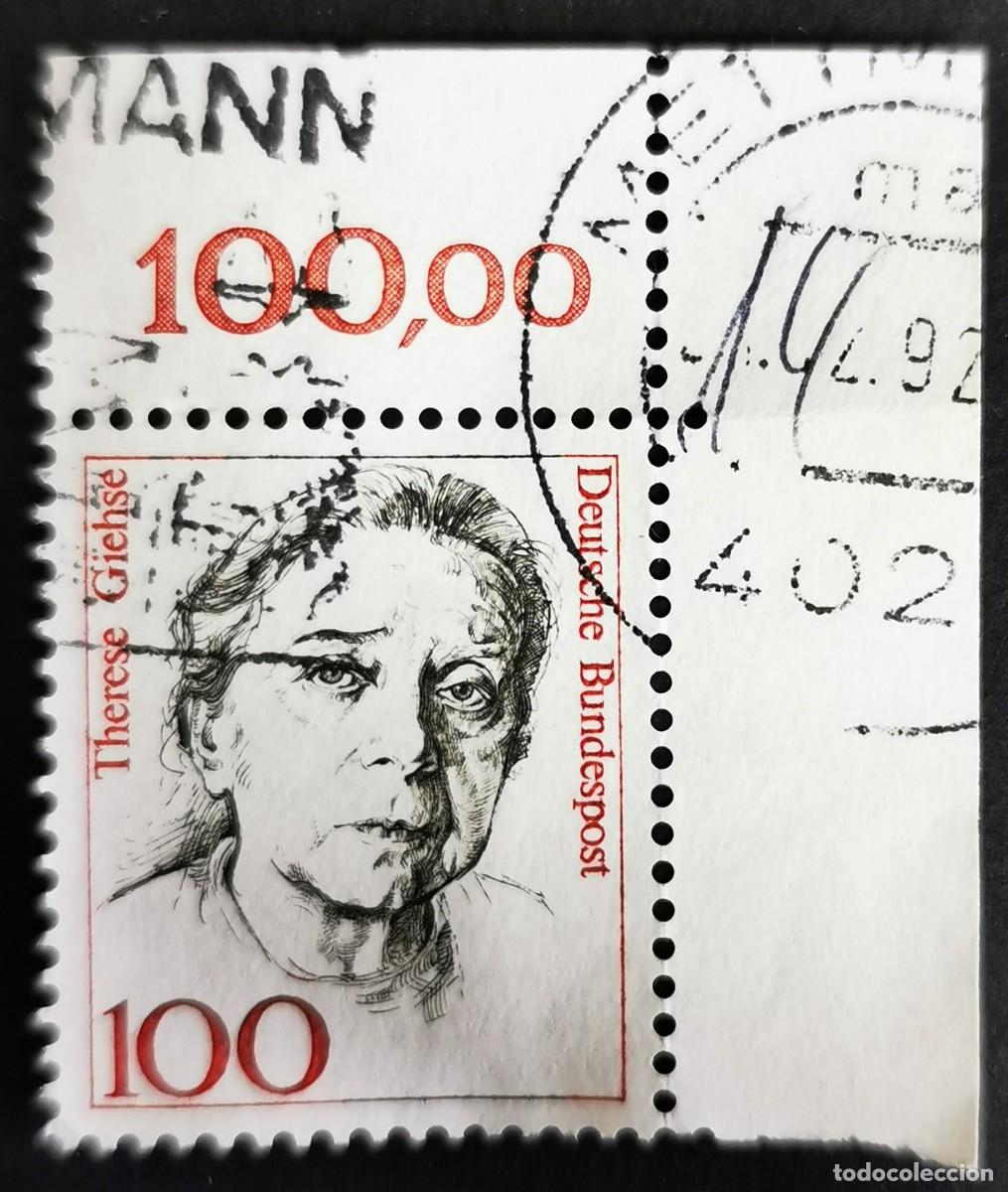 Sellos: Sello Alemania R. Federal 1988, Mujeres alemana: Teresa Giehse (1898-1975), 100 Pf. Michel: DE 1390