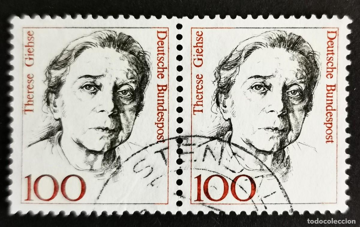 Sellos: Sello Alemania R. Federal 1988, Mujeres alemana: Teresa Giehse (1898-1975), 100 Pf. Michel: DE 1390