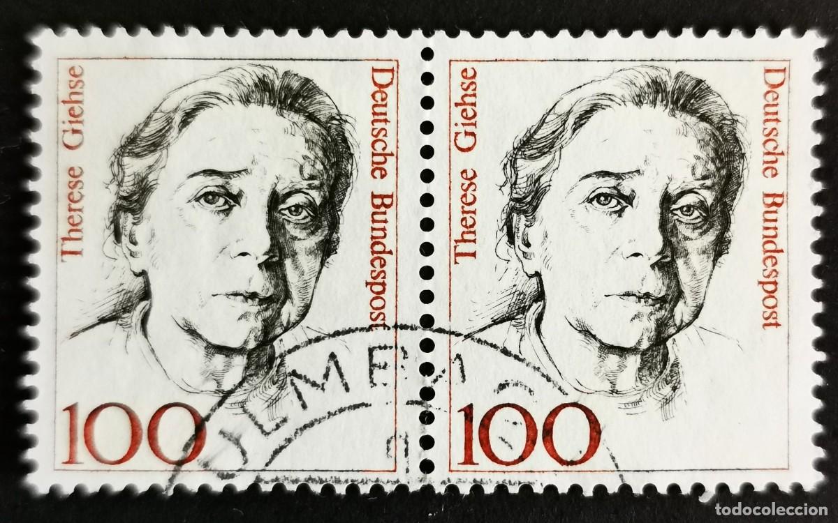 Sellos: Sello Alemania R. Federal 1988, Mujeres alemana: Teresa Giehse (1898-1975), 100 Pf. Michel: DE 1390