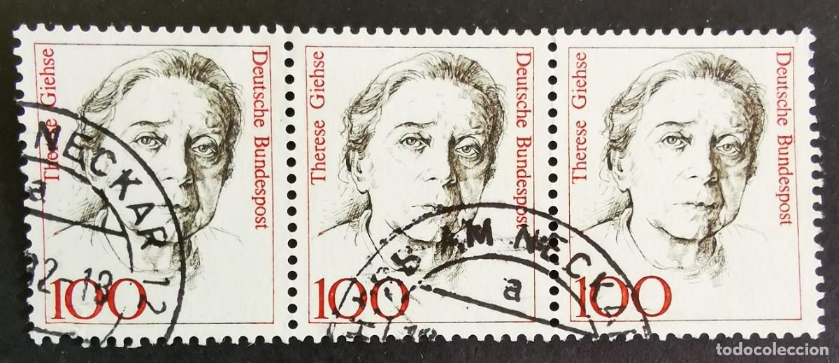 Sellos: Sello Alemania R. Federal 1988, Mujeres alemana: Teresa Giehse (1898-1975), 100 Pf. Michel: DE 1390