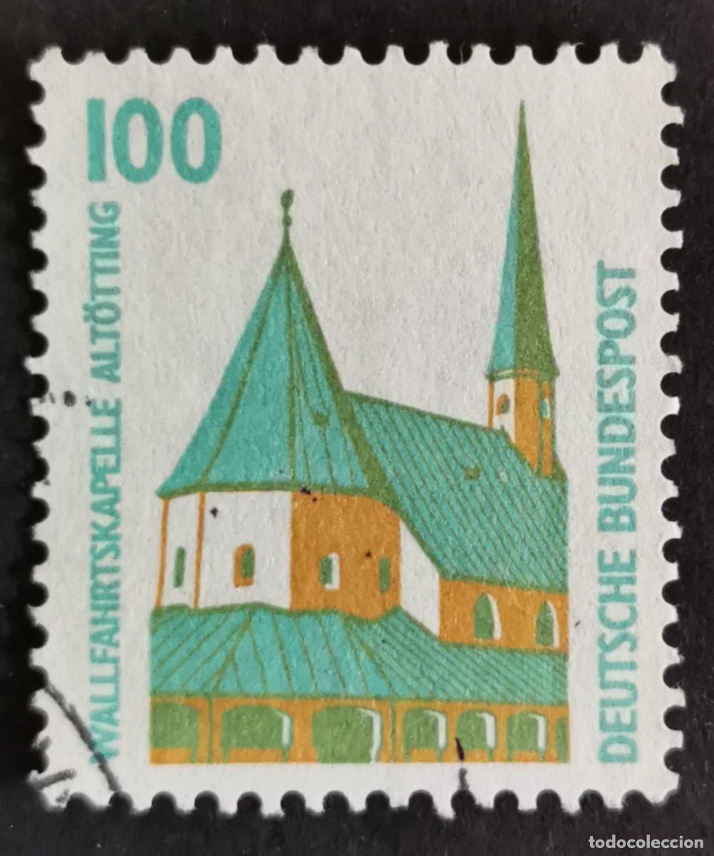 Sellos: Sello Alemania R. Federal 1989, Capilla de peregrinaci&oacute;n, Alt&ouml;tting , 100 Pf. Michel: DE 1406Au