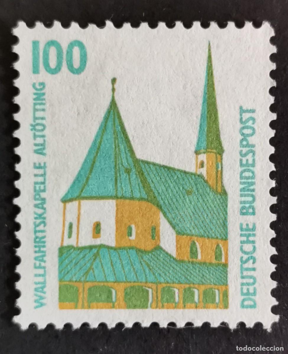 Sellos: Sello Alemania R. Federal 1989, Capilla de peregrinaci&oacute;n, Alt&ouml;tting , 100 Pf. Michel: DE 1406Au