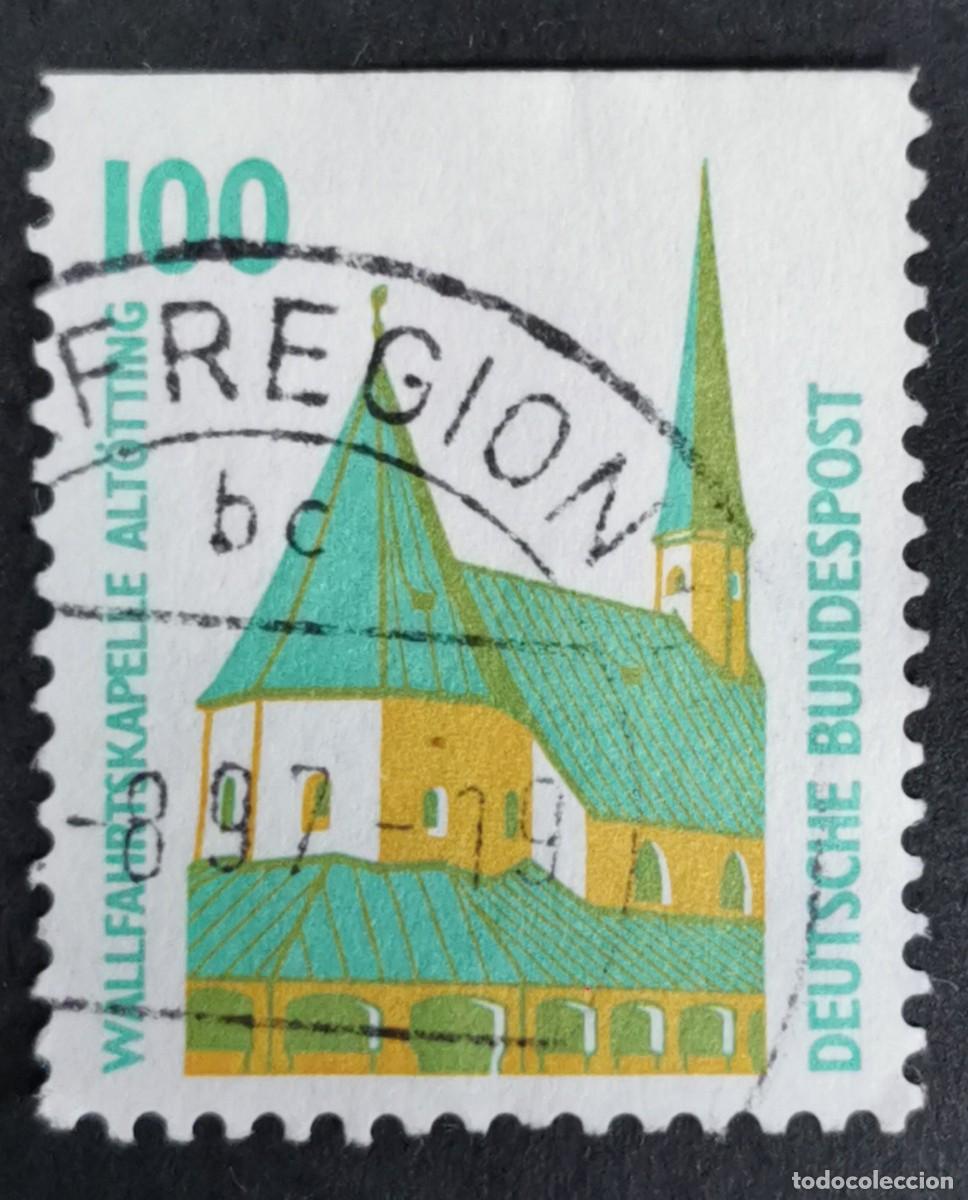 Sellos: Sello Alemania R. Federal 1989, Capilla de peregrinaci&oacute;n, Alt&ouml;tting , 100 Pf. Michel: DE 1406Cu