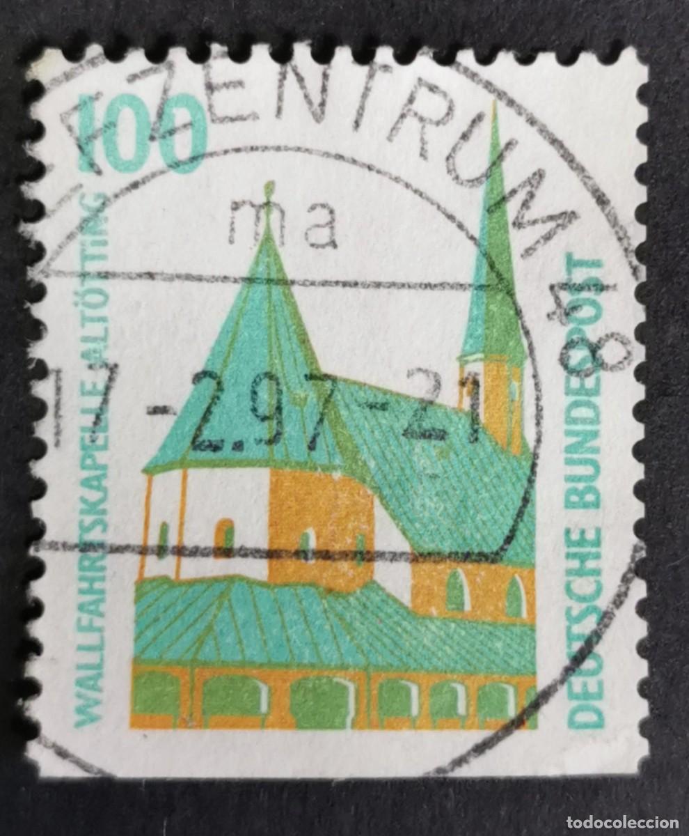 Sellos: Sello Alemania R. Federal 1989, Capilla de peregrinaci&oacute;n, Alt&ouml;tting , 100 Pf. Michel: DE 1406Du