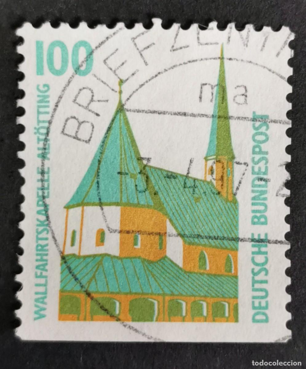 Sellos: Sello Alemania R. Federal 1989, Capilla de peregrinaci&oacute;n, Alt&ouml;tting , 100 Pf. Michel: DE 1406Du