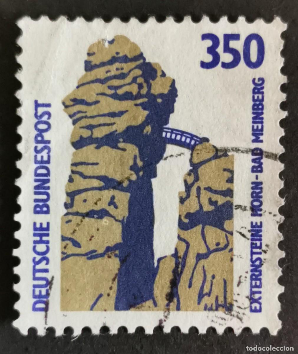 Sellos: Sello Alemania R. Federal 1989, Externsteine, Horn-Bad Meinberg , 350 Pf. Michel: DE 1407Au