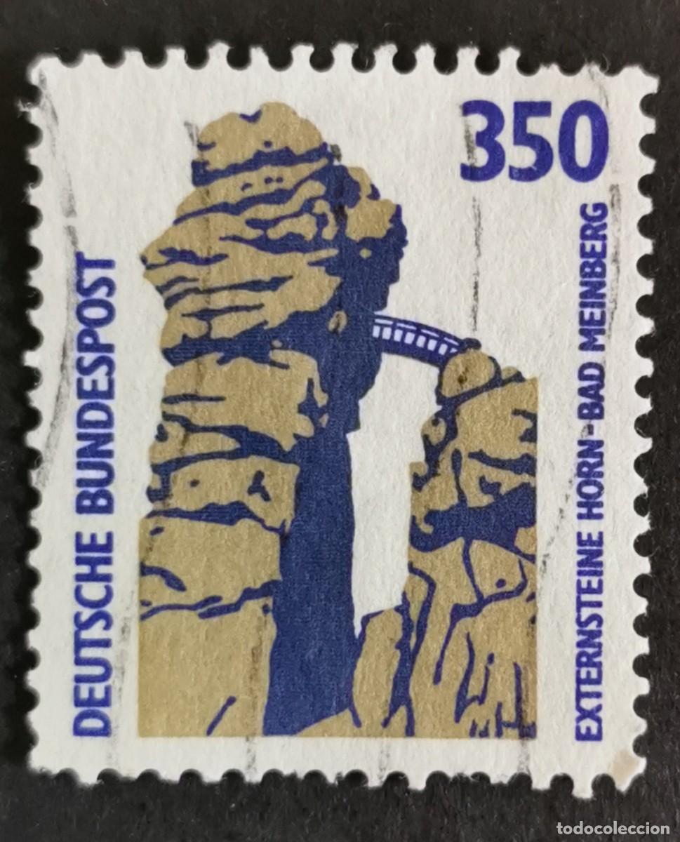 Sellos: Sello Alemania R. Federal 1989, Externsteine, Horn-Bad Meinberg , 350 Pf. Michel: DE 1407Au