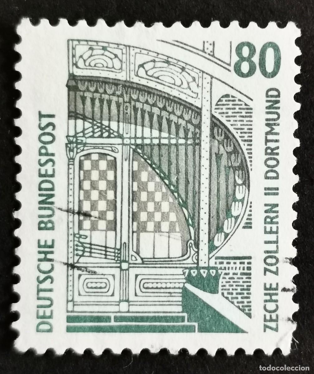 Sellos: Sello Alemania R. Federal 1987, Museo Industrial Mina Zollern II Dortmund, 80 Pf. Michel: DE 1342Au
