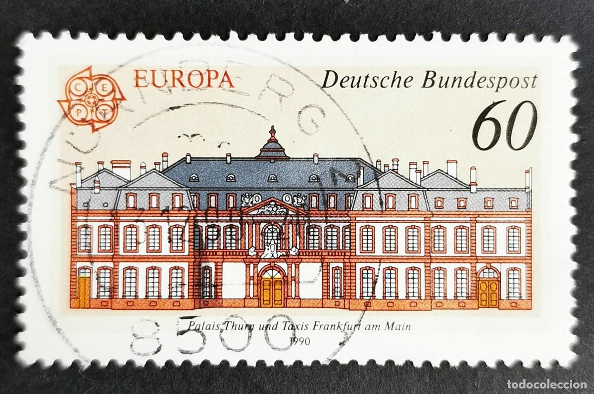 Sellos: Sello Alemania R. Federal 1989, Palacio de Thurn y Taxis, Fr&aacute;ncfort, 60 Pf. Michel: DE 1461