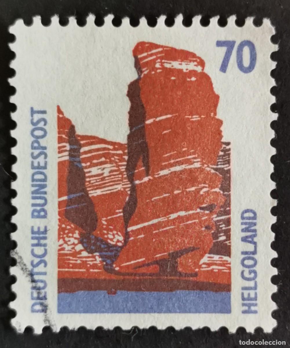 Sellos: Sello Alemania R. Federal 1989, Heligolandia, 70 Pf. Michel: DE 1469u