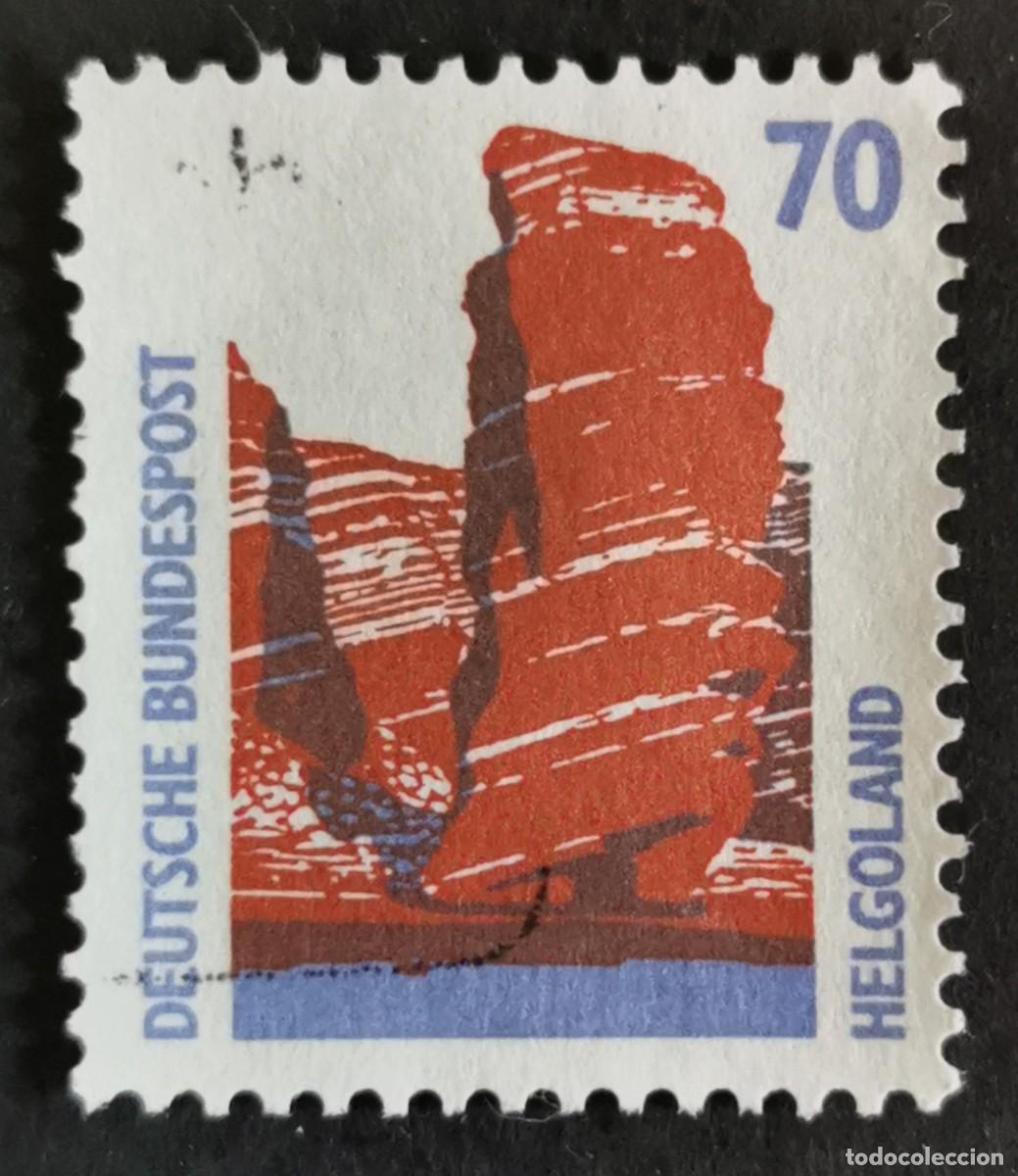 Sellos: Sello Alemania R. Federal 1989, Heligolandia, 70 Pf. Michel: DE 1469u