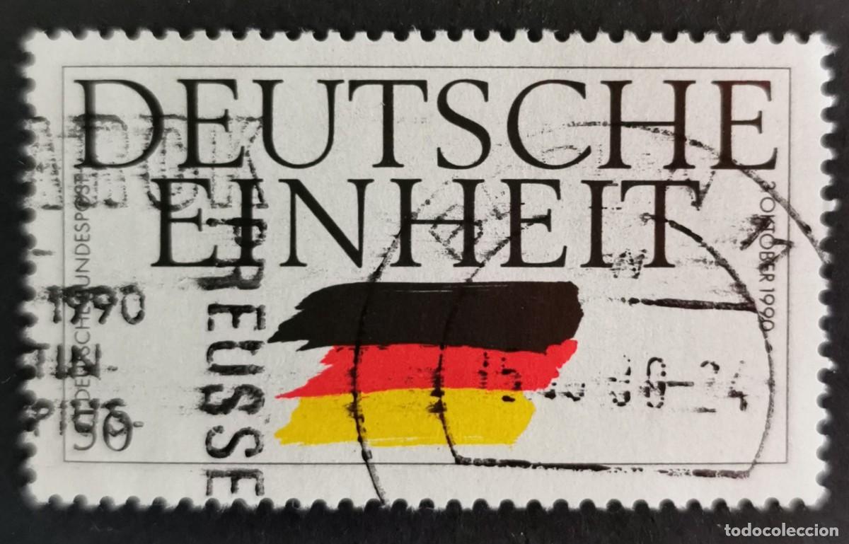 Sellos: Sello Alemania R. Federal 1990, &laquo;Unidad alemana&raquo; y los colores nacionales, 50 Pf. Michel: DE 1477