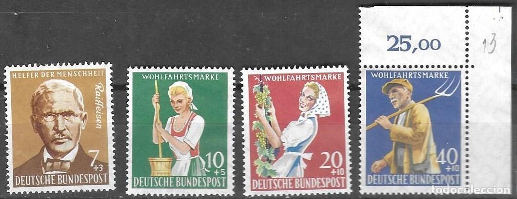 Sellos: SELLOS** DE ALEMANIA 1958, YT 168/ 71