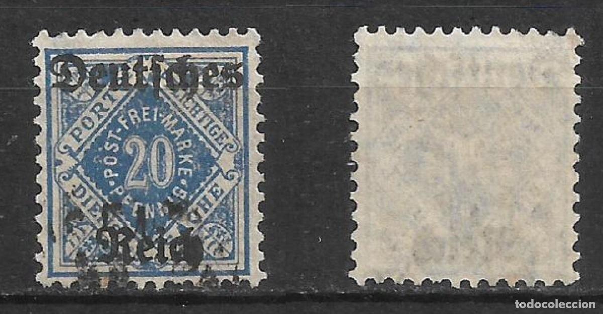 Sellos: ALEMANIA REICH MARCAS 1920 MICHEL 55 USADO 11&euro; - 28/16