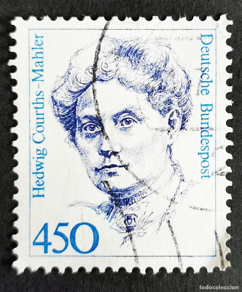 Sellos: Sello Alemania R. Federal 1992, Mujeres alemanas: Hedwig Courths-Mahler, 450 Pf. Michel: DE 1614