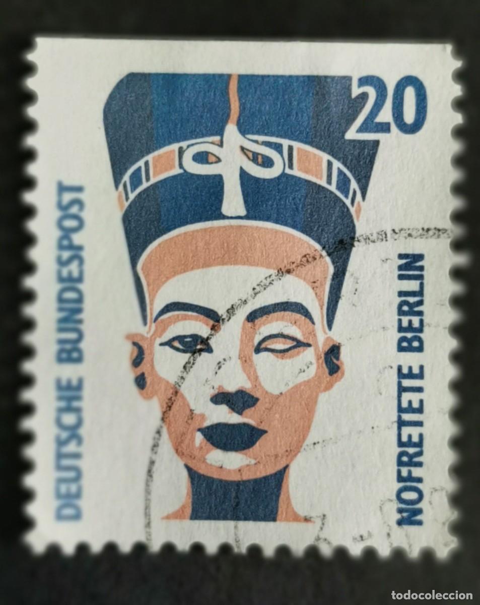 Sellos: Sello Alemania R. Federal 1993, Cabeza de Nefertiti, Museo de Berl&iacute;n, 20 Pf. Michel: DE 1398Cv