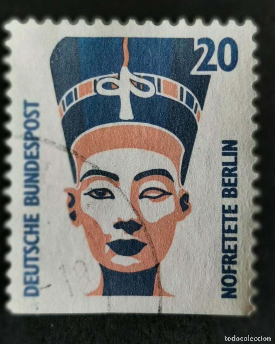 Sellos: Sello Alemania R. Federal 1993, Cabeza de Nefertiti, Museo de Berl&iacute;n, 20 Pf. Michel: DE 1398Dv
