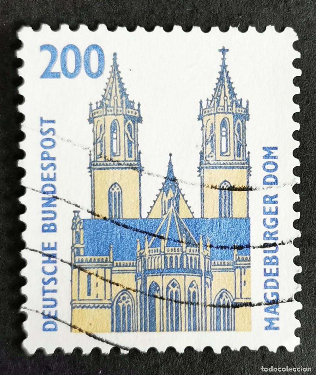 Sellos: Sello Alemania R. Federal 1993, Catedral de Magdeburgo, 200 Pf. Michel: DE 1665