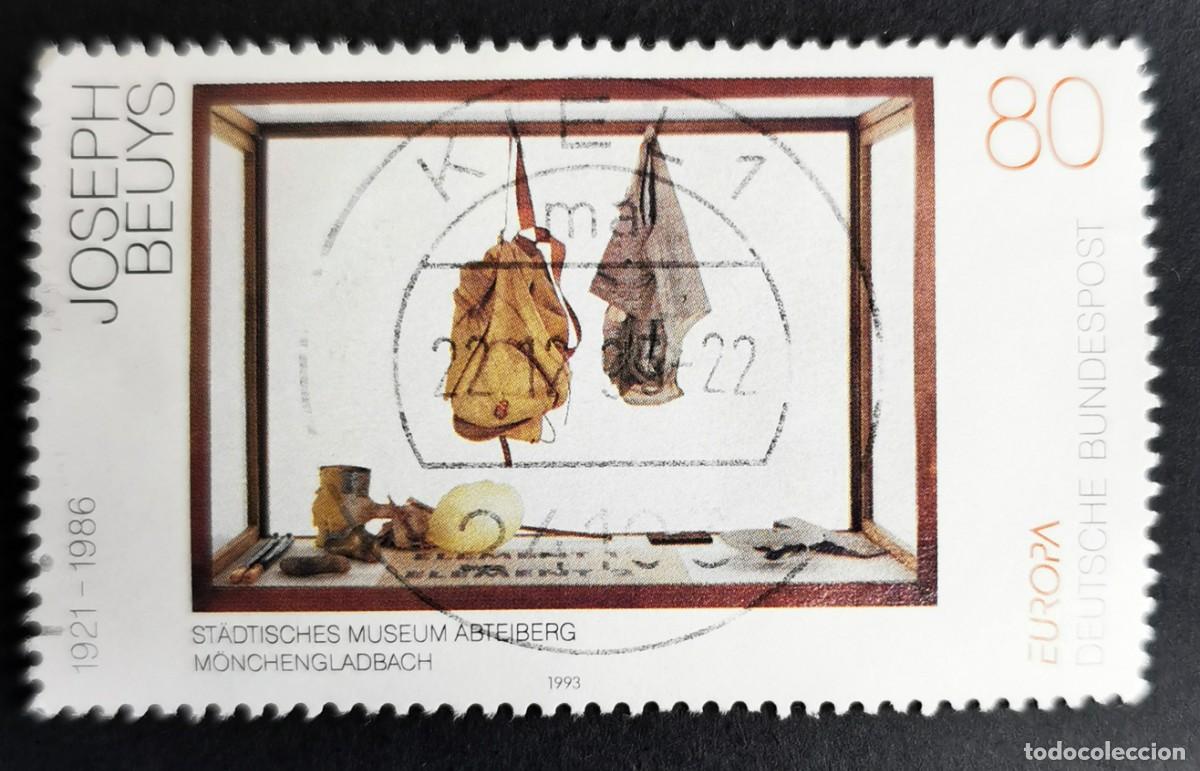 Sellos: Sello Alemania R. Federal 1993, &rdquo;Lugar de almacenamiento&rdquo;, Joseph Beuys, 80 Pf. Michel: DE 1673