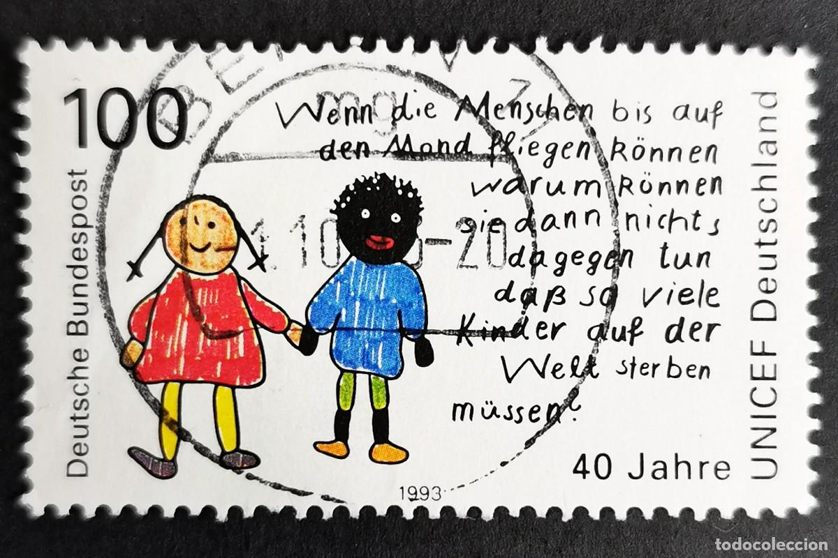 Sellos: Sello Alemania R. Federal 1993, UNICEF, 100 Pf. Michel: DE 1682