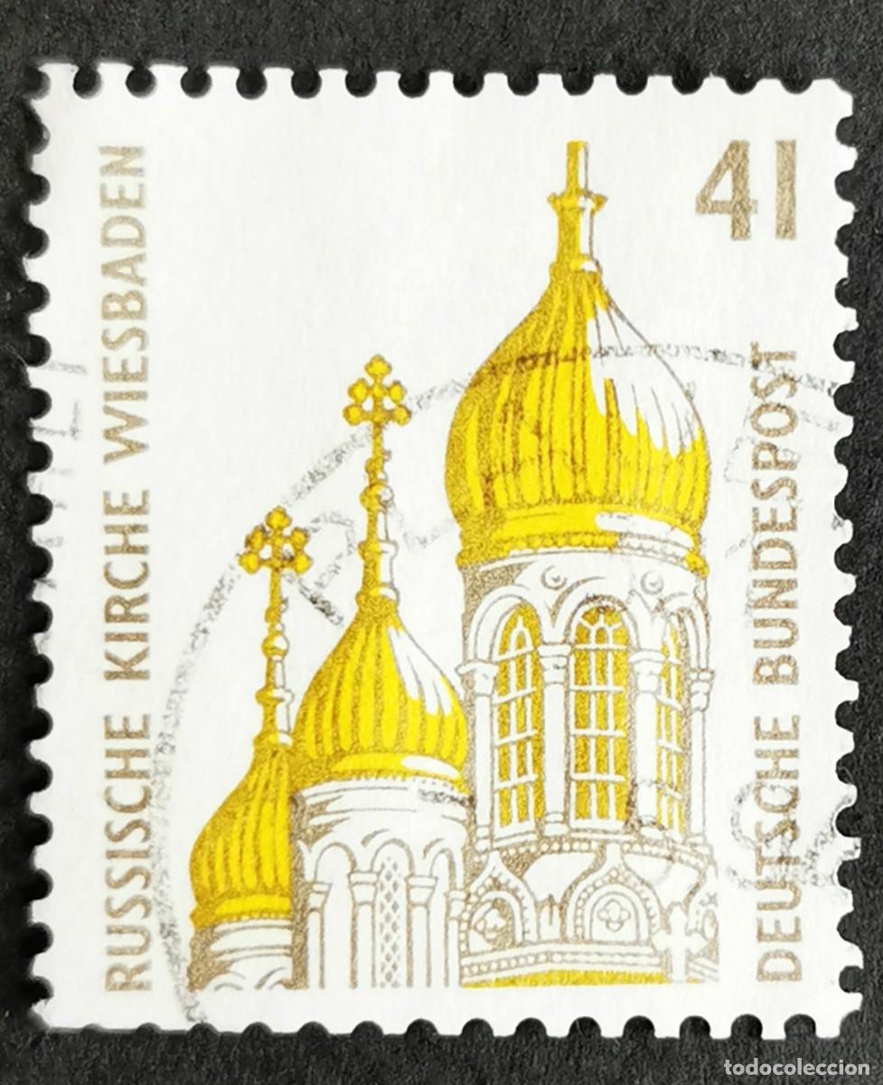 Sellos: Sello Alemania R. Federal 1993, Iglesia rusa, Wiesbaden, 41 Pf. Michel: DE 1687