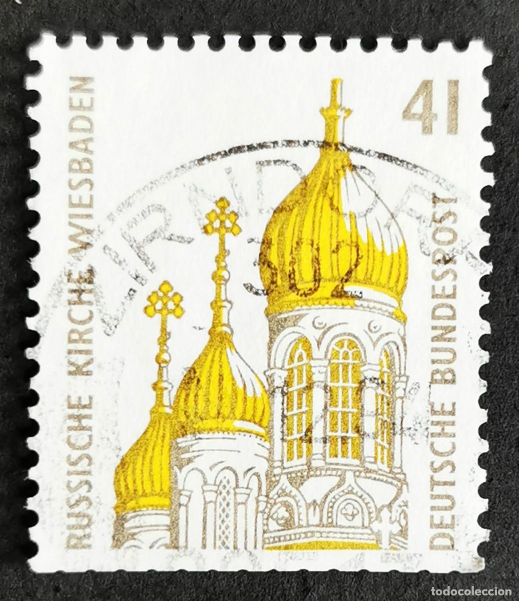 Sellos: Sello Alemania R. Federal 1993, Iglesia rusa, Wiesbaden, 41 Pf. Michel: DE 1687