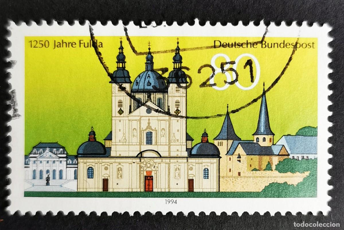 Sellos: Sello Alemania R. Federal 1994, 1250 aniversario de Fulda, 80 Pf. Michel: DE 1722