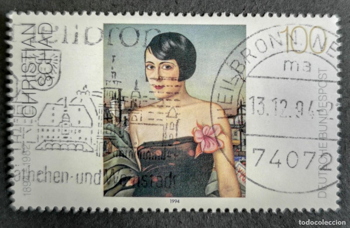 Sellos: Sello Alemania R. Federal 1994, &rdquo;Maika&rdquo; - pintura de Christian Schad, 100 Pf. Michel: DE 1748