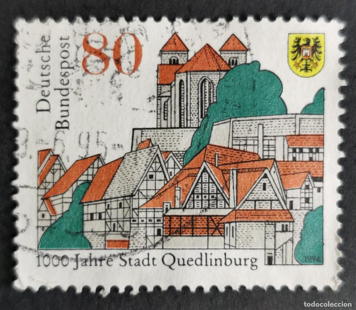 Sellos: Sello Alemania R. Federal 1994, Milenario de Quedlinburg, 80 Pf. Michel: DE 1765