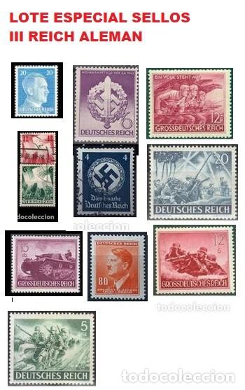 Sellos: LOTE ESPECIAL DE SELLOS DEL III REICH