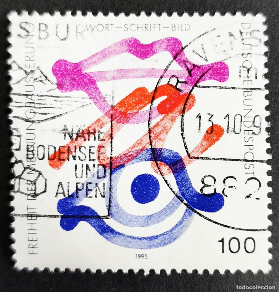 Sellos: Sello Alemania R. Federal 1995, Libertad de expresi&oacute;n, 100 Pf. Michel: DE 1789