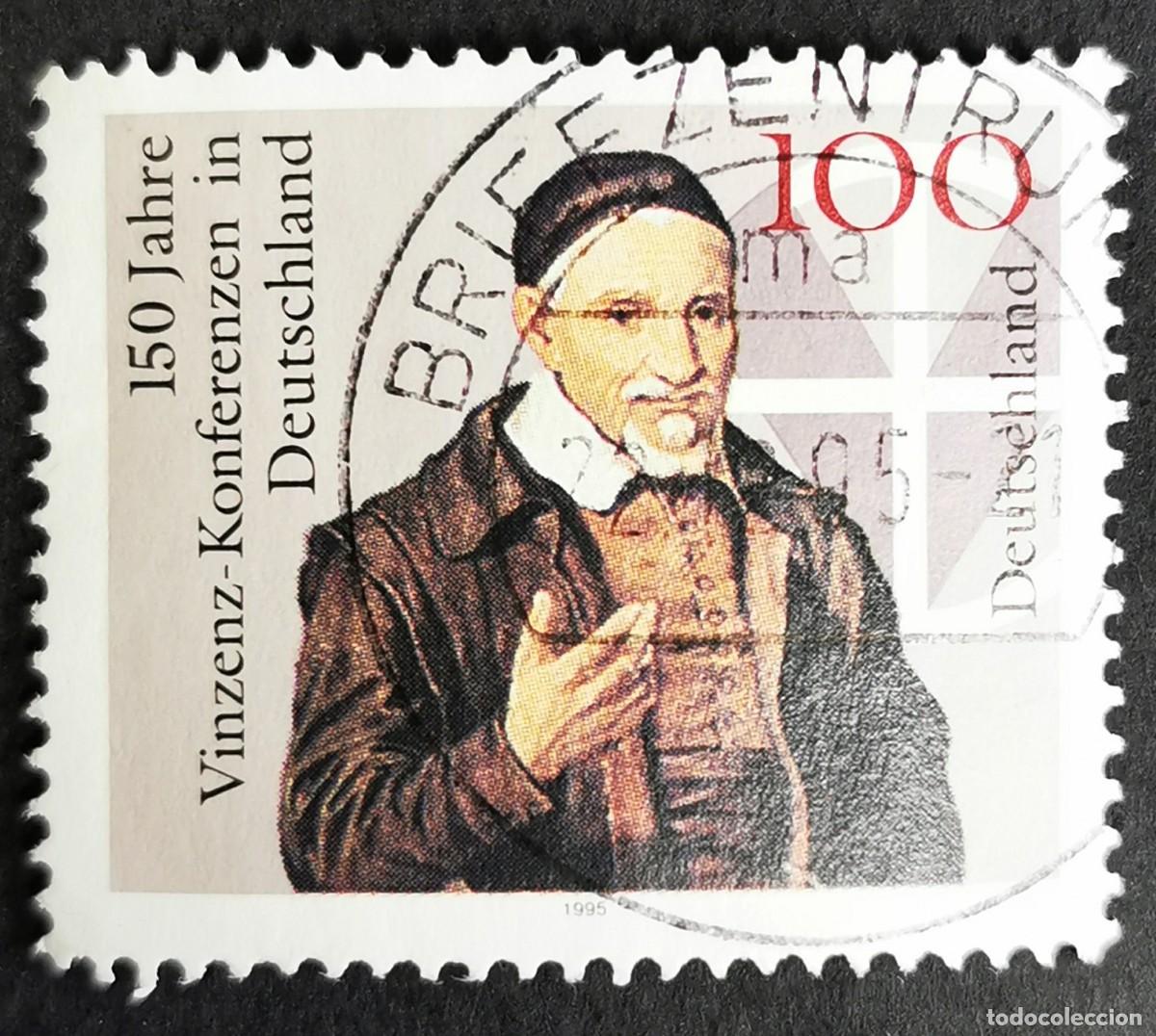 Sellos: Sello Alemania R. Federal 1995, 150&ordm; aniversario Conferencias Vincent, 100 Pf. Michel: DE 1793