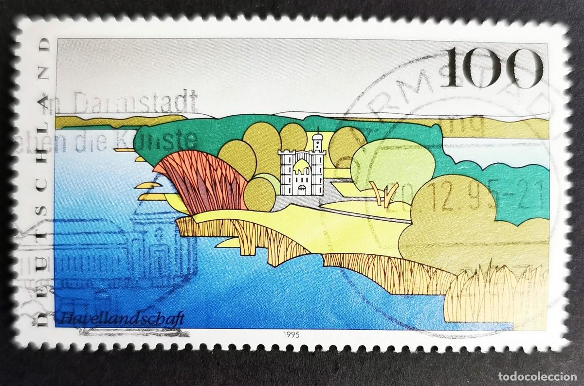 Sellos: Sello Alemania R. Federal 1995, R&iacute;o Havel, Berl&iacute;n, 100 Pf. Michel: DE 1808