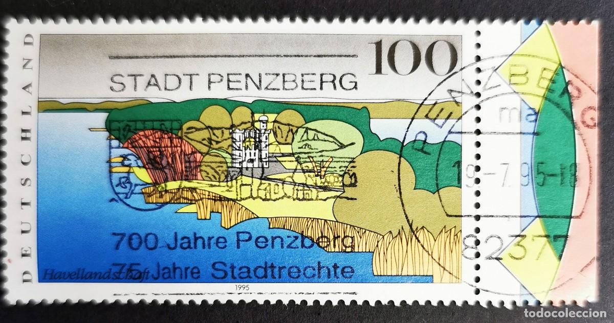 Sellos: Sello Alemania R. Federal 1995, R&iacute;o Havel, Berl&iacute;n, 100 Pf. Michel: DE 1808
