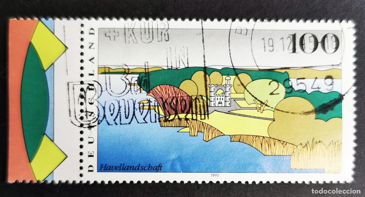 Sellos: Sello Alemania R. Federal 1995, R&iacute;o Havel, Berl&iacute;n, 100 Pf. Michel: DE 1808