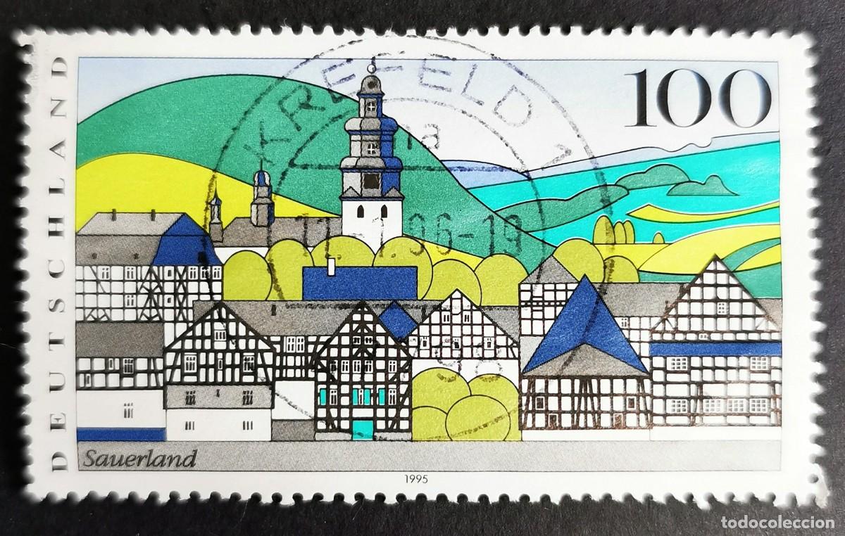 Sellos: Sello Alemania R. Federal 1995, Sauerland, 100 Pf. Michel: DE 1810