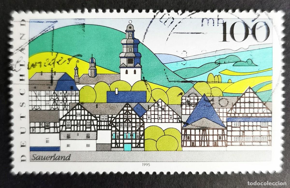 Sellos: Sello Alemania R. Federal 1995, Sauerland, 100 Pf. Michel: DE 1810