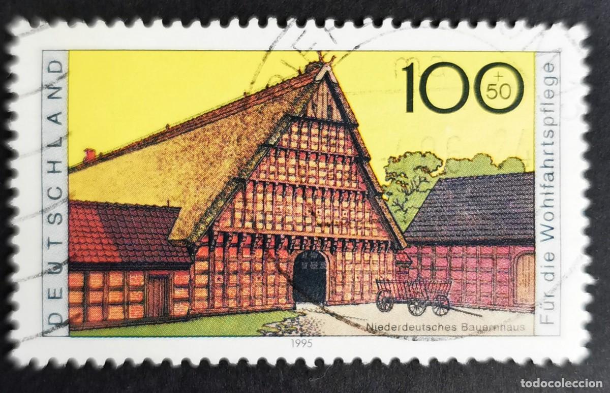 Sellos: Sello Alemania R. Federal 1995, Baja Alemania, 100 Pf. Michel: DE 1821