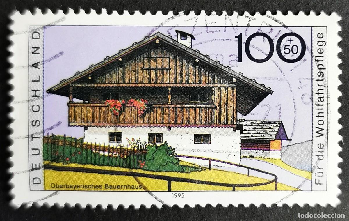 Sellos: Sello Alemania R. Federal 1995, Alta Baviera, 100 Pf. Michel: DE 1822