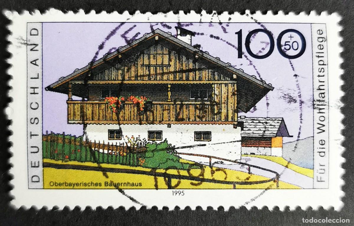 Sellos: Sello Alemania R. Federal 1995, Alta Baviera, 100 Pf. Michel: DE 1822