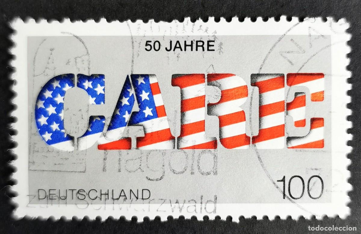 Sellos: Sello Alemania R. Federal 1995, 50&ordm; aniversario de CARE, 100 Pf. Michel: DE 1829