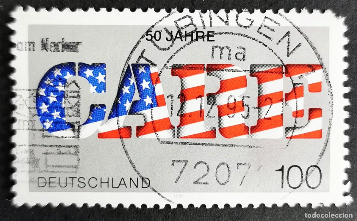 Sellos: Sello Alemania R. Federal 1995, 50&ordm; aniversario de CARE, 100 Pf. Michel: DE 1829