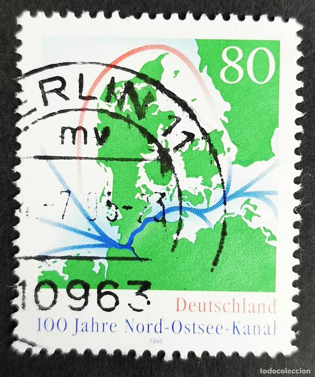 Sellos: Sello Alemania R. Federal 1995, Rutas mar&iacute;timas antes y despu&eacute;s de 1895, 80 Pf. Michel: DE 1802