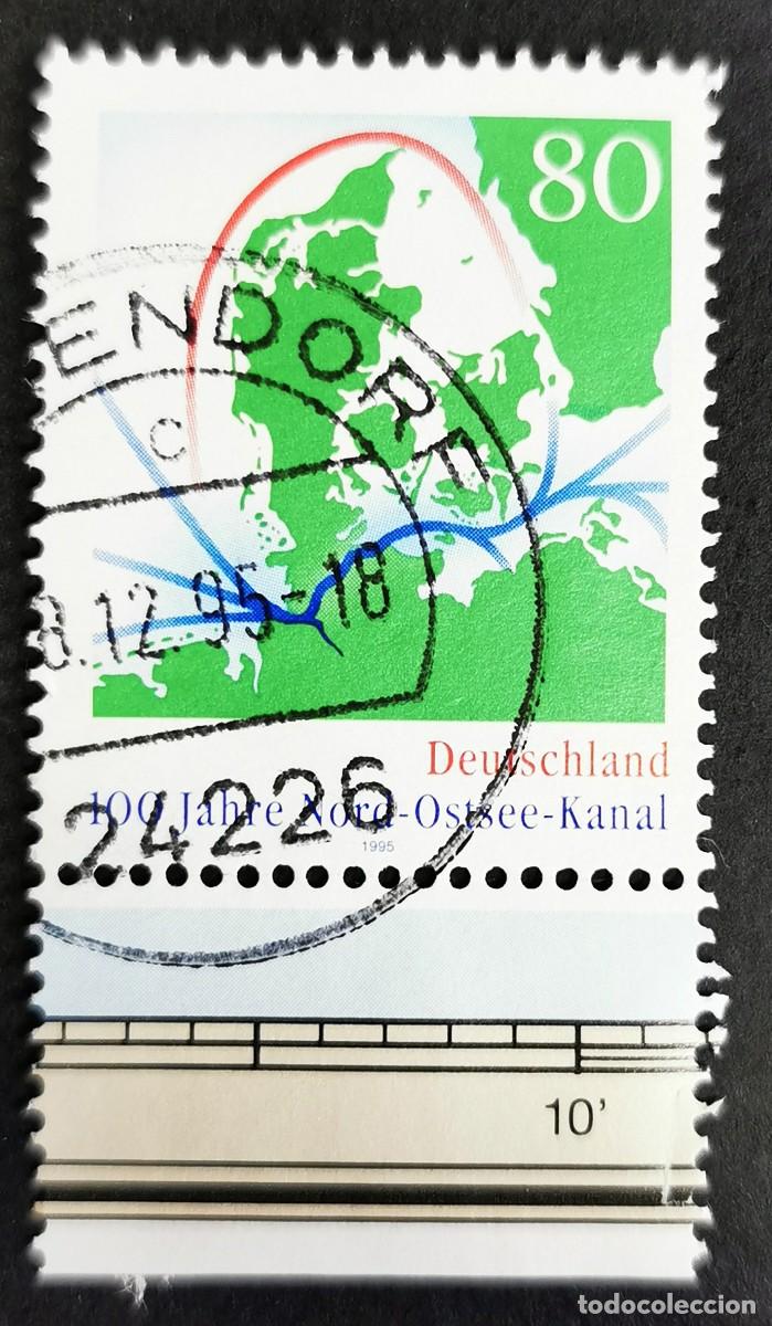 Sellos: Sello Alemania R. Federal 1995, Rutas mar&iacute;timas antes y despu&eacute;s de 1895, 80 Pf. Michel: DE 1802